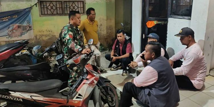 Antispiasi Tindak Kriminal, Anggota Koramil 410-06/KDT Gelar Kosmos