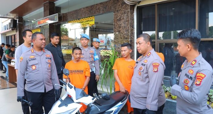 Curi Motor Demi Rayakan Ultah, Dua Pemuda di Bandar Lampung Ditangkap Polisi