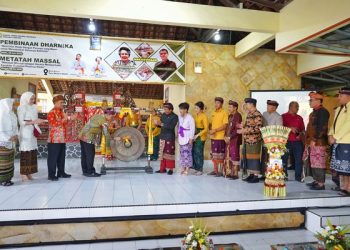 Pemprov Lampung Dukung Penguatan Nilai Spiritual melalui Pembinaan Dharmika dan Metatah Massal
