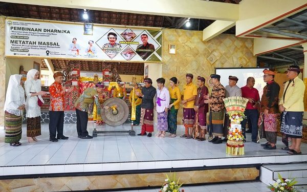 Pemprov Lampung Dukung Penguatan Nilai Spiritual melalui Pembinaan Dharmika dan Metatah Massal