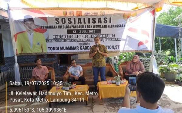 Anggota DPRD Lampung Tondi Nasution Tegaskan Pancasila sebagai Kompas Moral Bangsa di Tengah Perubahan Zaman