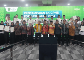 57 CPNS UIN Raden Intan Lampung Terima SK Pengangkatan