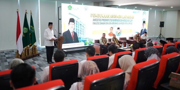 Rektor UIN RIL Tekankan Peningkatan Layanan Pendidikan Pada Asesmen Lapangan Prodi BKI