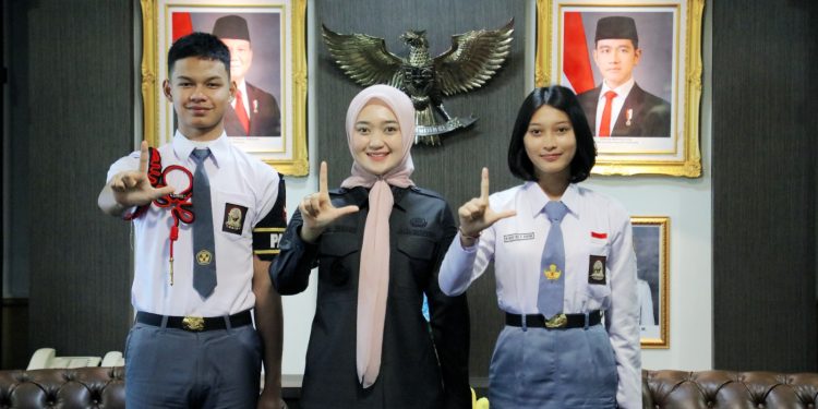 Wagub Jihan Beri Motivasi dan Semangat kepada Dua Paskibraka Nasional asal Lampung