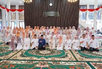 TP. PKK Provinsi Lampung Rayakan Tahun Baru Islam dengan Pengajian dan Pemberian Santunan
