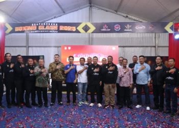 Dandim 0410/KBL Hadiri Pembukaan Bhayangkara Boxing Clash 2025