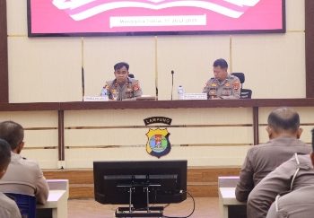 Wakapolres Tulang Bawang Pimpin Lat Pra Ops Patuh Krakatau 2025