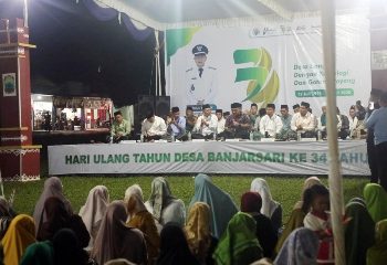 Istigasah dan Pengajian Akbar Meriahkan HUT ke-34 Desa Banjarsari, Wabup Syaiful Ajak Warga Perkuat Semangat Spiritual dan Gotong Royong