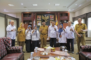 Ketua Pengadilan Tinggi Agama Bandar Lampung, Silaturahmi ke Gubernur Mirza