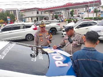 Empat Hari Ops Patuh Krakatau 2025, Polisi Tindak 1.314 Pelanggar Lalu Lintas di Bandar Lampung