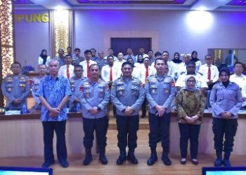 Puslitbang Polri Melaksanakan supervisi dan Penelitian untuk Tingkatkan Penerapan E-MP di Polda Lampung