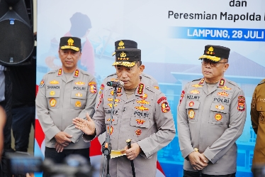 Komitmen Dukung Program MBG, Kapolri Resmikan 20 SPPG Jajaran Polda Lampung