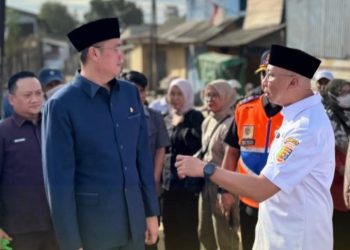 Wakil Ketua DPRD Lampung dan Gubernur Tinjau Lokasi Banjir di Panjang