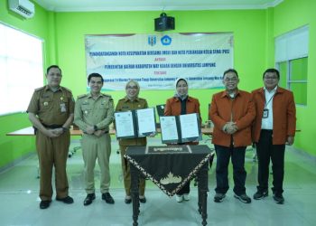 Unila dan Pemda Kabupaten Way Kanan Teken MoU, jalin Kolaborasi Wujudkan Kampus Berdampak