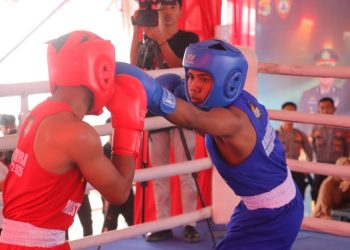 Ratusan Petinju Dari Berbagai Sasana Ramaikan “Bhayangkara Boxing Clash 2025” Polresta Bandar Lampung