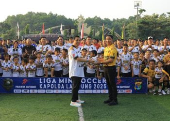 Minisoccer Kapolda Lampung Cup 2025 Resmi Dibuka, Ajang Solidaritas dan Sportivitas