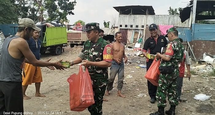 Koramil 410-02/TBS Gelar Jua’at Berkah