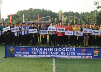 Ajang Bergengsi Olah Raga Puluhan Tim Ikuti Liga Minisoccer Kapolda Cup 2025