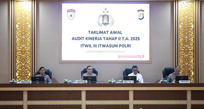 Itwil III Irwasum Mabes Polri Lakukan Taklimat Awal Audit Kinerja Tahap II 2025 Di Polda Lampung