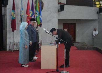 Pengambilan Sumpah PNS Unila, 170 Dosen dan Tendik Resmi Disumpah