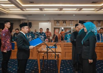 Pelantikan Pejabat Eselon II, Pemprov Lampung Tegaskan Komitmen Pelayanan Publik