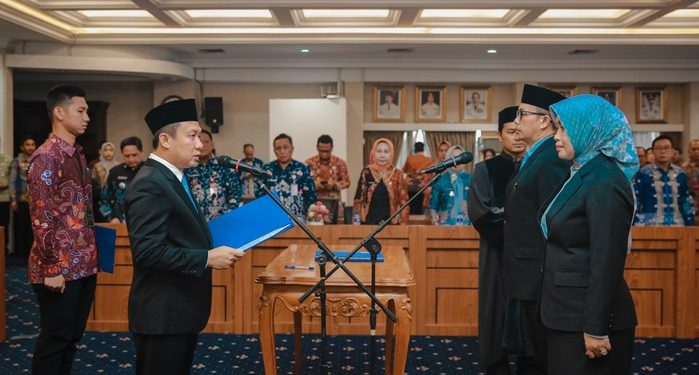 Pelantikan Pejabat Eselon II, Pemprov Lampung Tegaskan Komitmen Pelayanan Publik