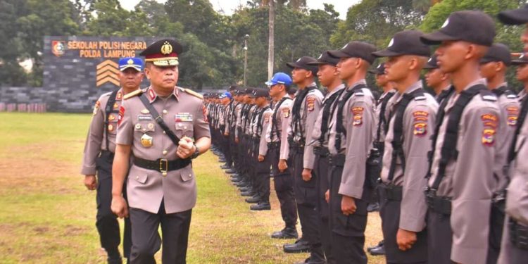 Kapolda Lampung Buka Diktukba Polri 2025di SPN Polda Lampung