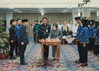 Hari ini, 5.469 PPPK Tahap I yang Tersebar di Berbagai Kantor OPD di Provinsi Lampung Jalani Prosesi Pelantikan