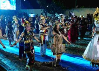 Sanggar Tapis Berseri Meriahkan Bandar Lampung Expo 2025