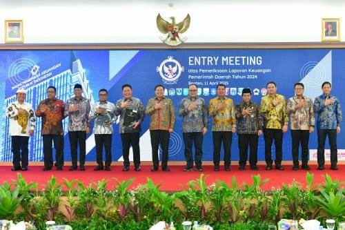 Ketua DPRD dan Gubernur Lampung Hadiri Entry Meeting Pemeriksaan LKPD 2024 di Banten