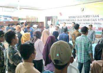 Mustika Bahrum Gelar Sosialisasi Pancasila di Pekondoh Gedung, Way Lima