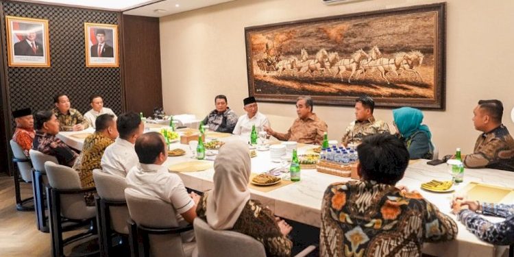 Ketua DPRD dan Gubernur Lampung Hadiri Halal Bihalal Ketua MPR RI Ahmad Muzani