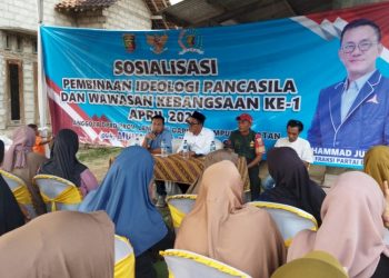 M. Junaidi Gelar Sosialisasi Ideologi Pancasila di Jati Agung, Ajak Warga Jaga Persatuan