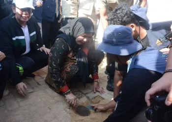 Walikota Bandar Lampung Periksa Kondisi Sumur Resapan