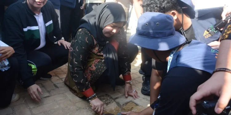 Walikota Bandar Lampung Periksa Kondisi Sumur Resapan