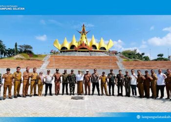 Bangkitkan Nasionalisme! Pemkab Lampung Selatan Siapkan Upacara 17 Agustus Paling Ikonik di Menara Siger