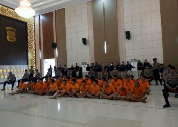 Ratusan Pelaku Curanmor Dibekuk Polda Lampung Hasil Operasi Sikat Krakatau 2025