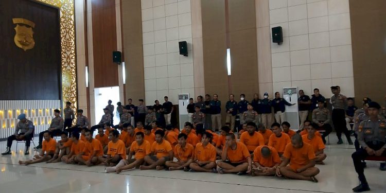 Ratusan Pelaku Curanmor Dibekuk Polda Lampung Hasil Operasi Sikat Krakatau 2025