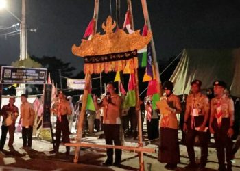 200 Pelajar Se-Kwarran Pramuka Telukbetung Timur Ikut Jambore Ranting