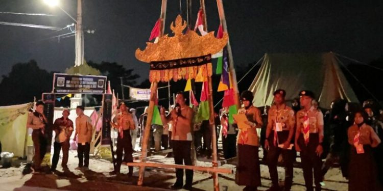 200 Pelajar Se-Kwarran Pramuka Telukbetung Timur Ikut Jambore Ranting