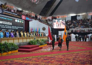 Unila Kukuhkan 993 Lulusan pada Wisuda Periode VIII 2024/2025