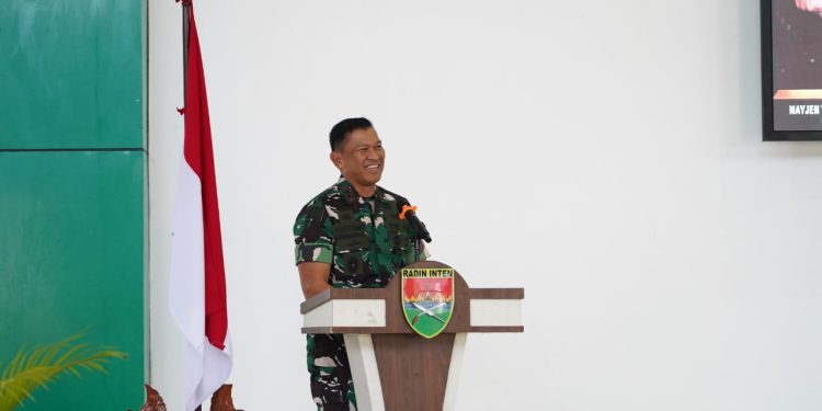 Pangdam XXI/RI Sampaikan Arahan Perdana kepada Prajurit dan PNS Jajaran Kodam XXI/RI