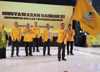 Musda Sempat Ricuh, Hanan Resmi Jadi Ketua DPD Golkar Lampung