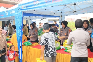 Polres Pesawaran Gelar Gerakan Pangan Murah