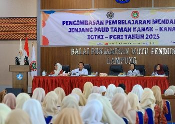 Bunda PAUD Provinsi Lampung Dorong Penguatan Profesionalisme Guru Melalui Deep Learning