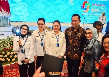 Bupati Pesawaran Nanda Indira Hadiri Event Nasional Apkasi Otonomi Expo 2025