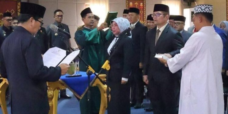 Pelantikan JPTP di Lampung Utara Kembali Ciptakan Kekosongan Empat Jabatan Kepala Perangkat Daerah