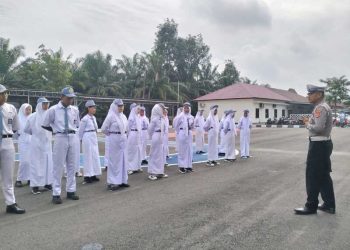 Satlantas Polres Tulang Bawang Gelar Latkatpuan Kepada 30 PKS