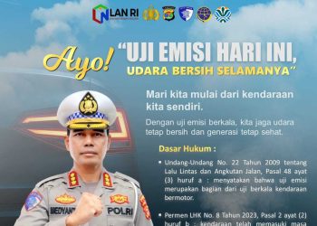 Dirlantas Polda Lampung Ajak Masyarakat Lakukan Uji Emisi: Udara Bersih Dimulai dari Kendaraan Kita Sendiri