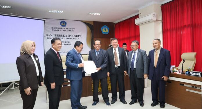 Model Ekonomi Sirkular di Rawa Pitu Antar Budi Sutomo Menjadi Doktor Ilmu Lingkungan